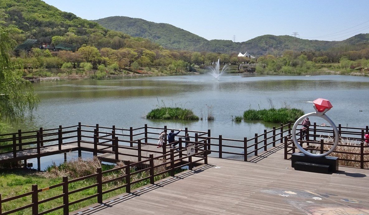 仁川大公园湖